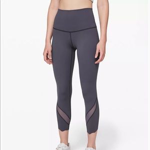 Lululemon Wunder Under Crop High-Rise Scallop